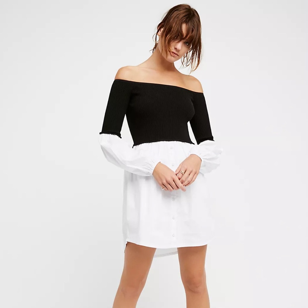 Chunky Rib Sweater Mini Dress